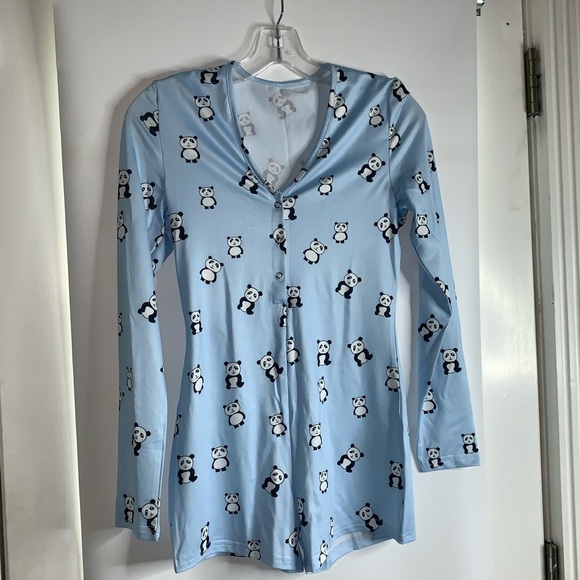Panda Lounge Romper - Picture 4 of 5